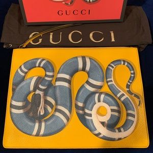 Gucci kingsnake messenger bag